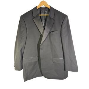 Jones New York Woman's Size L Black Wool Blazer - see measurements